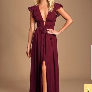 Plum Maxi Dress- Lulus